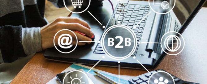 business-to-business icon connection network