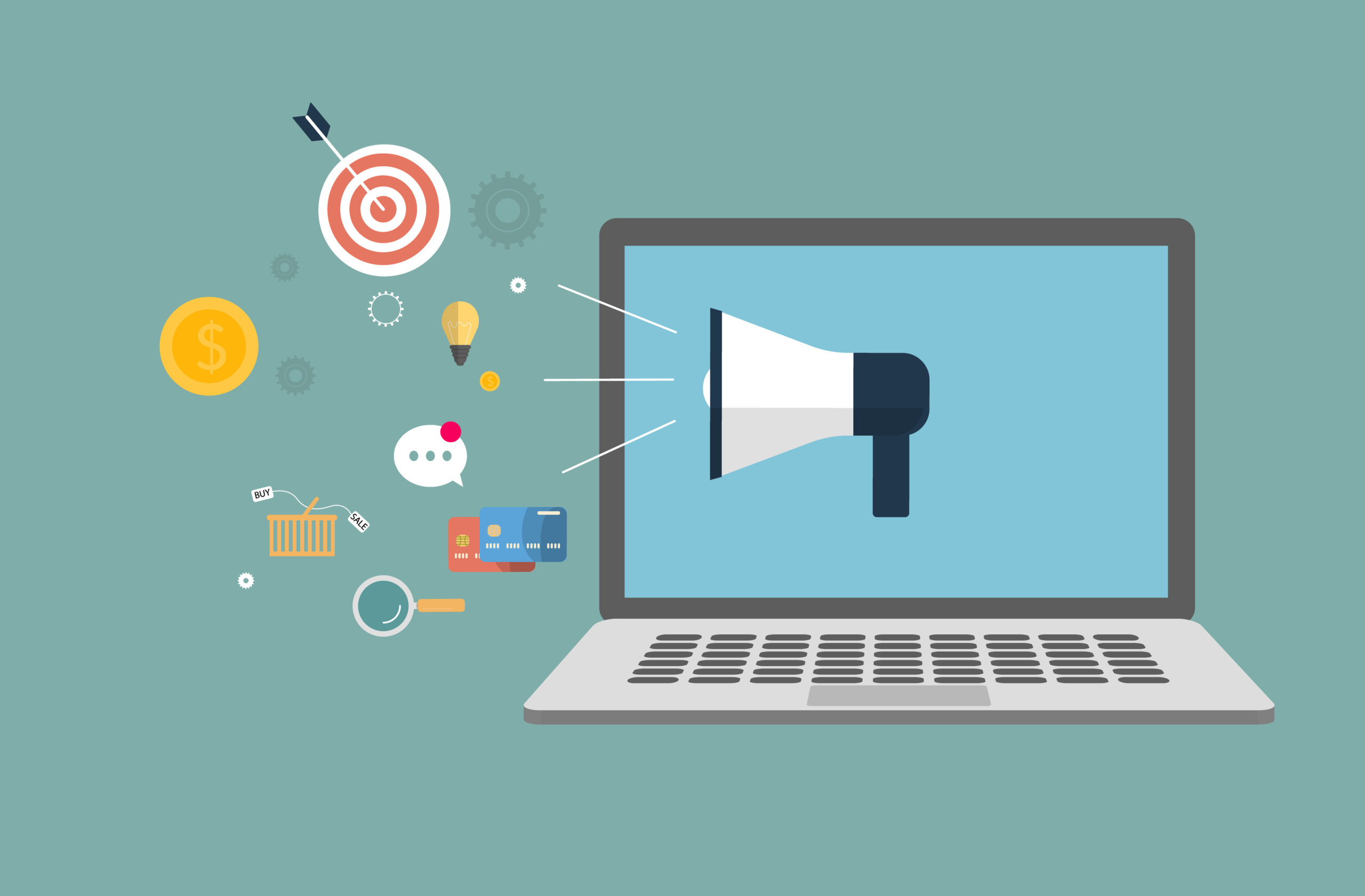 Digital marketing concept. Digital marketing concept