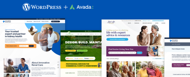 Custom websites built with Avada WordPress theme by NOVA Advertising