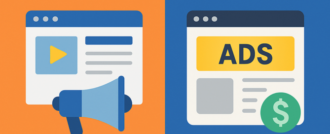 content marketing vs paid ads