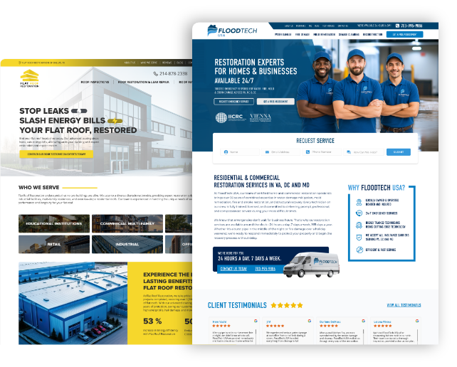 Example of custom website design for Service-Based Businesses – mobile-optimized, SEO-ready site by NOVA Advertising.