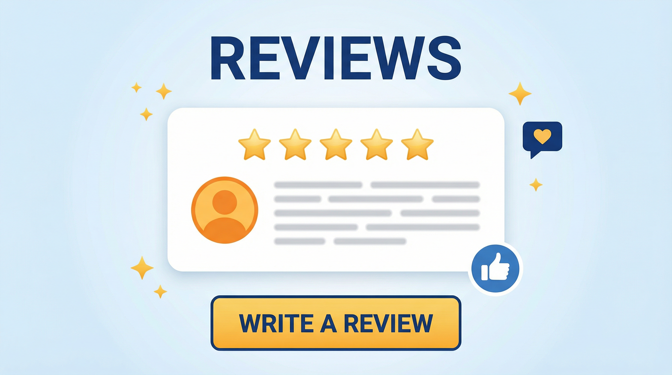 Online reviews and reputation management for dental practices showing 5-star rating system and write a review call-to-action button for patient feedback