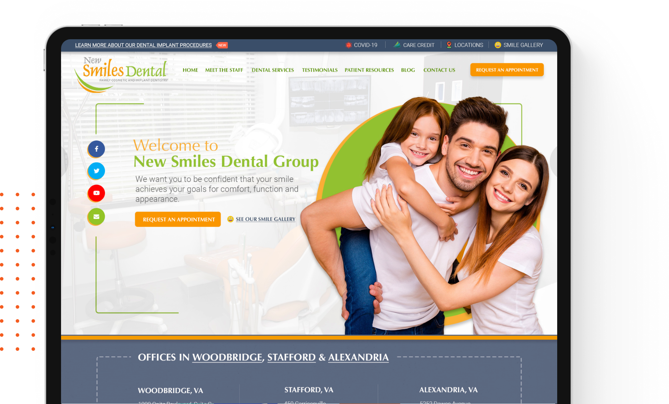 Dental Web Design Image 