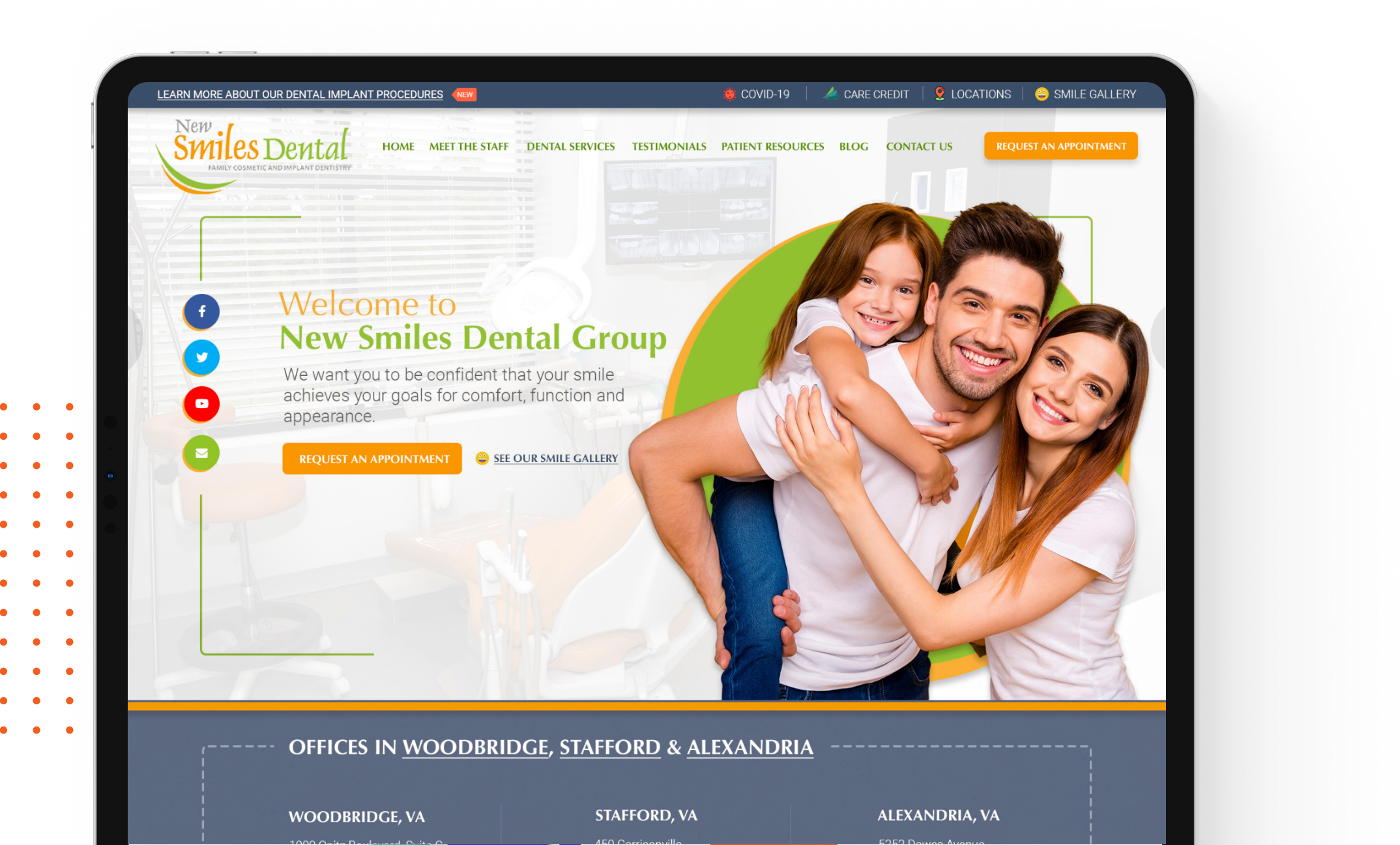 Dental Web Design Image 